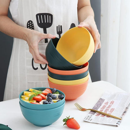 Kunststoff Müslischüssel Set 8-teilig 760ml unzerbrechlich leicht