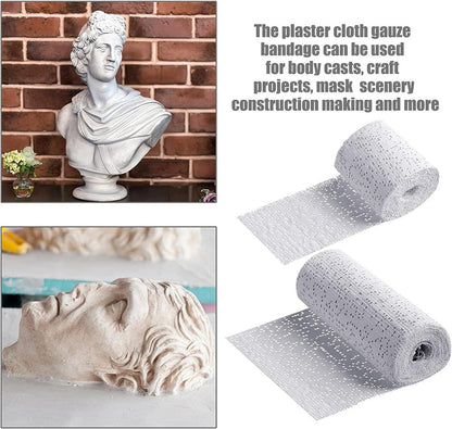 Gipsbinden Babybauch 10er Set 5cm x 3m Modellbau schnelltrocknend