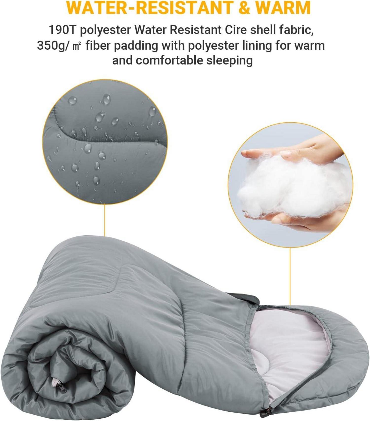 KingCamp Winter Schlafsack 3-4 Jahreszeiten Outdoor Deckenschlafsack 1.9 KG Grün