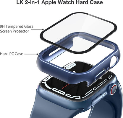 2er Pack LK Schutzhülle Apple Watch Series 9/8/7 - 45mm