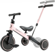 Kinderdreirad Laufrad Lauflernhilfe 4 in 1 Verstellbarer Sitz & Pedal