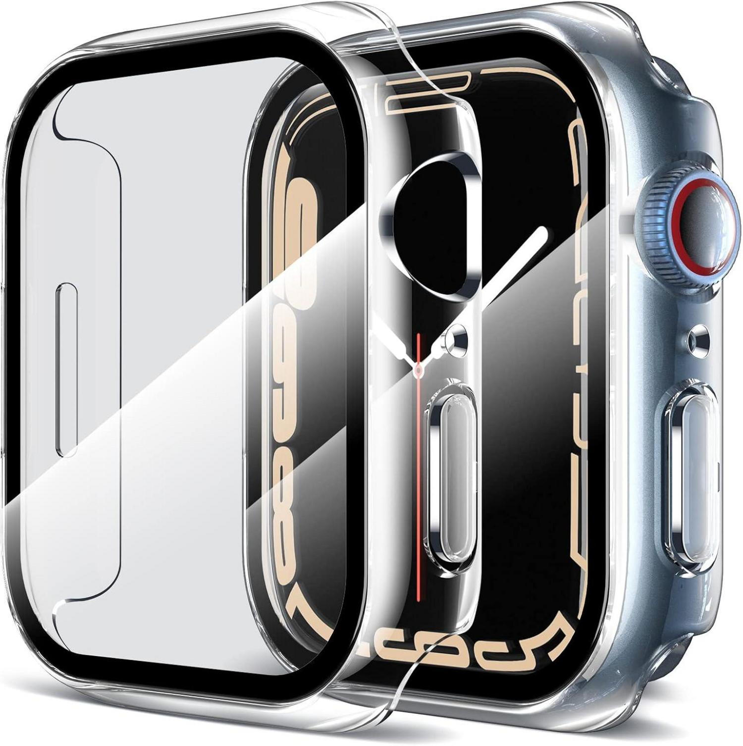 Schutzhülle für Apple Watch Series 9/8/7 41mm 2er Pack