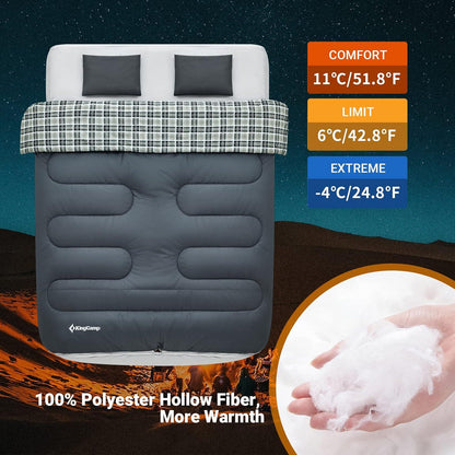 Doppelschlafsack 3-in-1 Winter Camping Deckenschlafsack