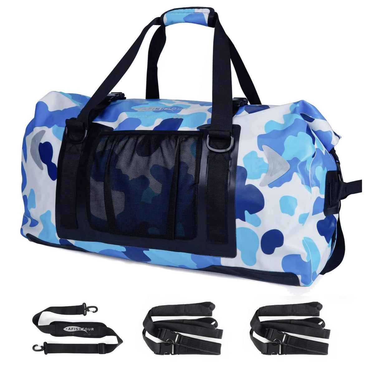 65L Wasserdichte Duffelbag – Motorrad-Reisetasche mit Gurten