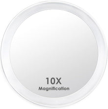10X Vergrößerungsspiegel mit 3 Saugnäpfen 15cm Makeup Spiegel