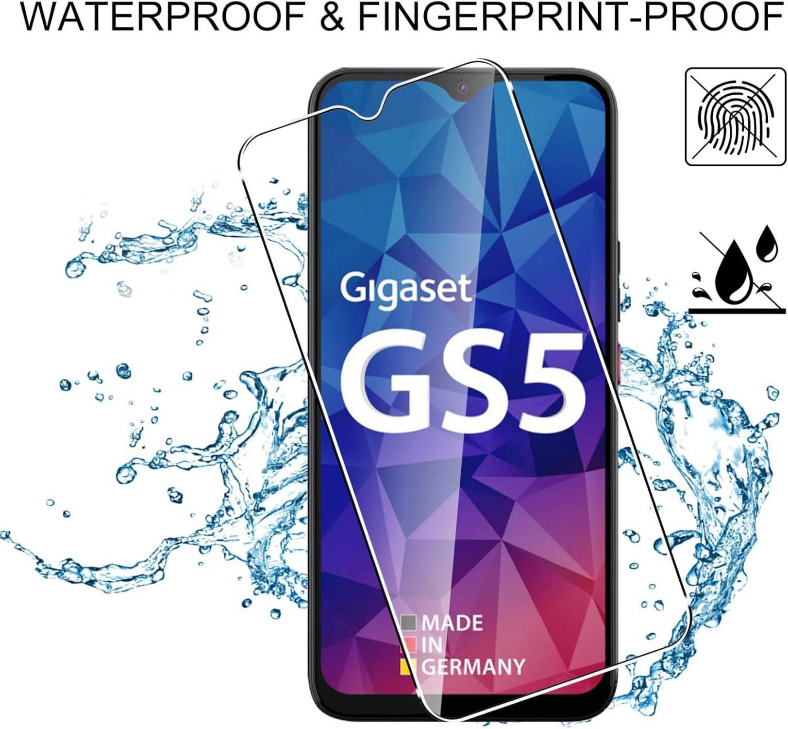 Schutzfolie für Gigaset GS5/GS5 Lite/GS5 Pro/GS4/GS290 - 2er Pack 9H Panzerglas FolieTransparent