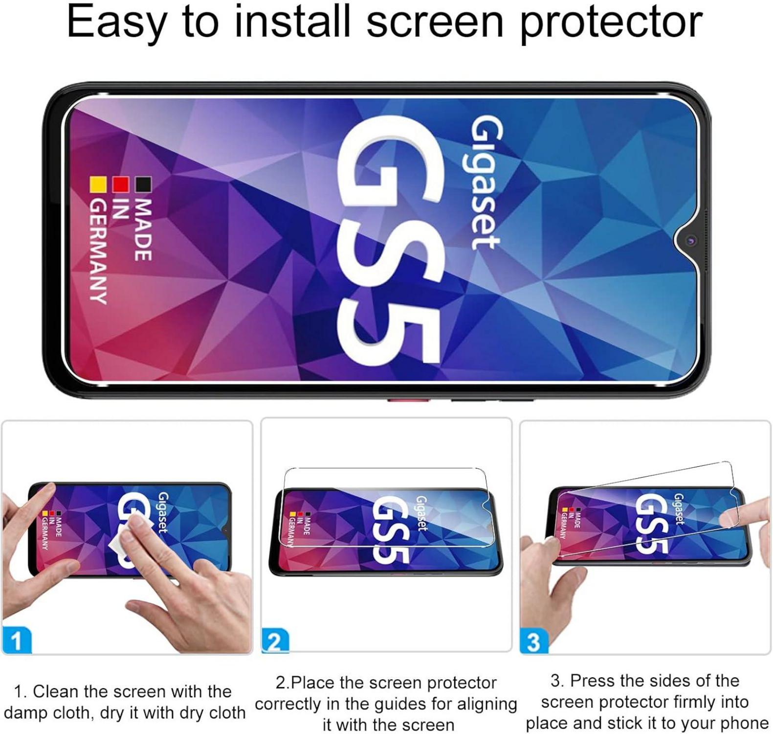 Schutzfolie für Gigaset GS5 GS5 Lite GS5 Pro GS4 GS290 Panzer