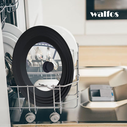 Walfos Universaldeckel für Töpfe Pfannen Glasdeckel 20cm-30cm