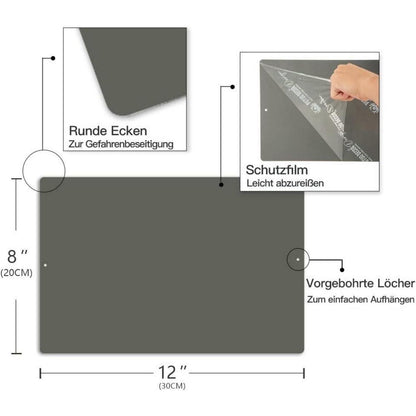 Retro Blechschilder Bardeko Lustiger Spruch Vintage 20x30cm