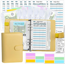 A6 Budgetplaner-Kit Geldumschläge Aufkleber Etiketten