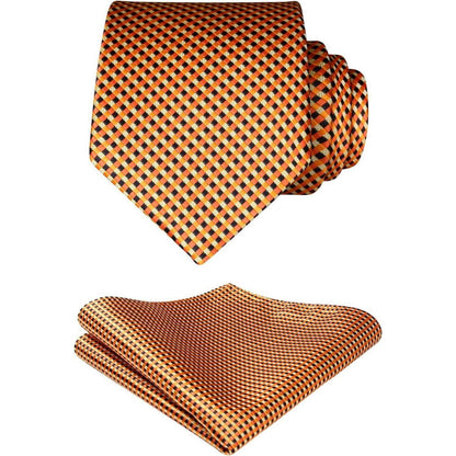 HISDERN Paisley Hochzeitskrawatte für Herren mit