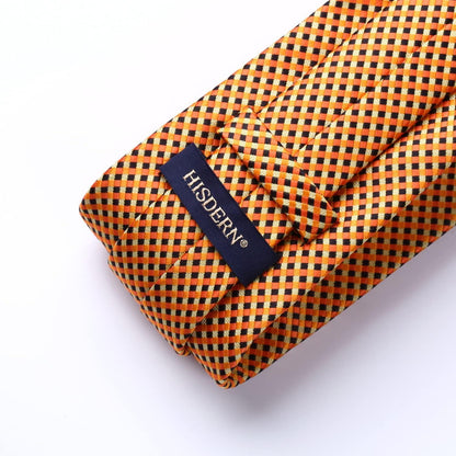 HISDERN Paisley Hochzeitskrawatte für Herren mit