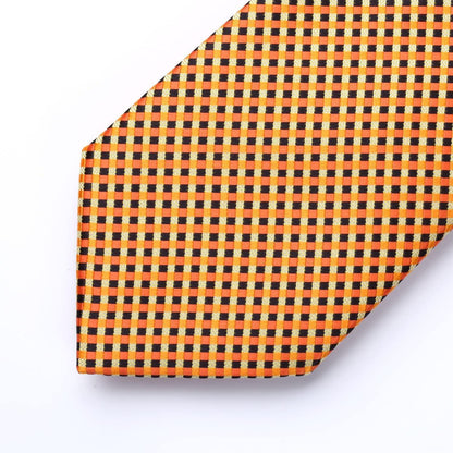 HISDERN Paisley Hochzeitskrawatte für Herren mit