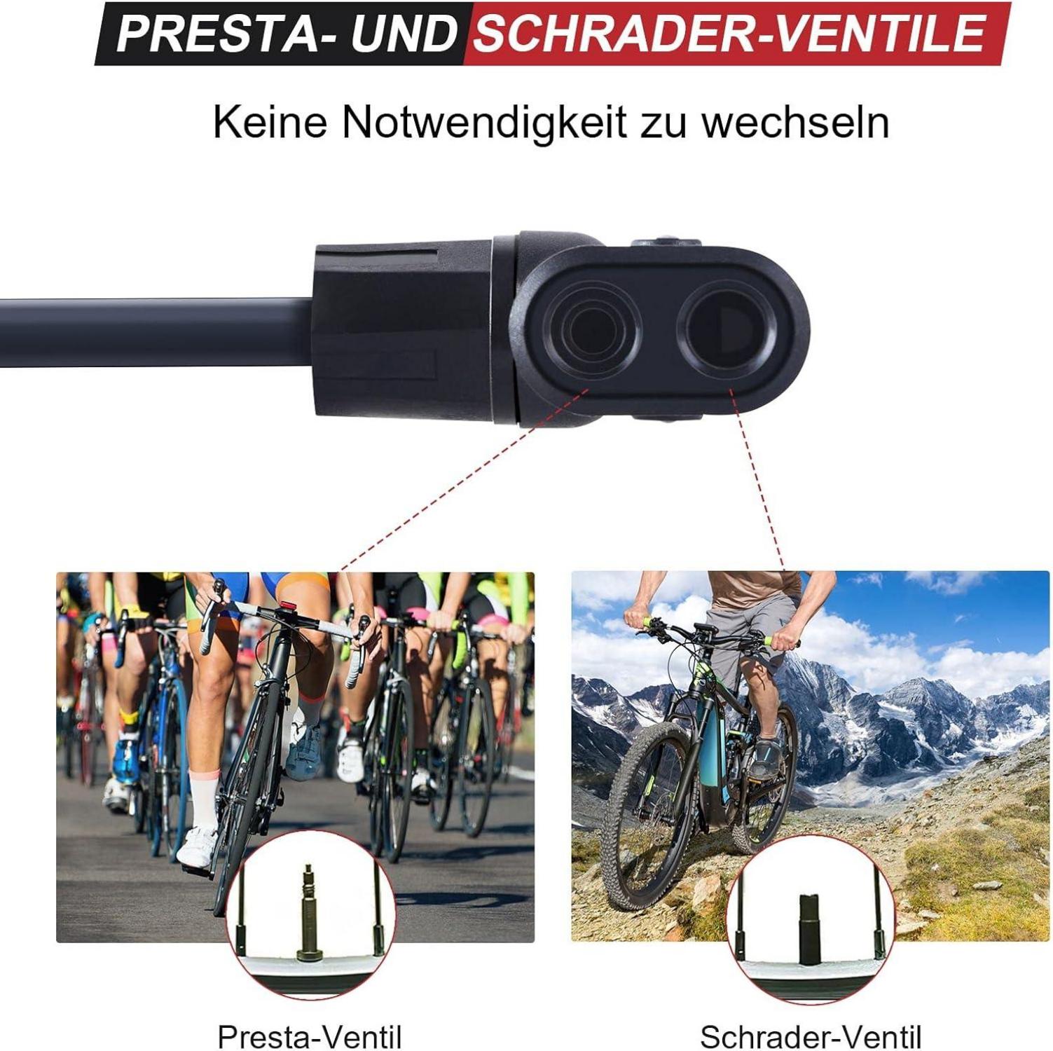 Standluftpumpe für Fahrrad - Hochdruck