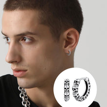 925 Sterling Silber Totenkopf Ohrstecker Creolen 15mm