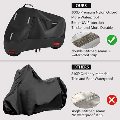 Motorradabdeckung 300D Wasserdicht Oxford Schutzhülle 5