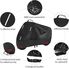 Motorradabdeckung 300D Wasserdicht Outdoor Abdeckplane XXL