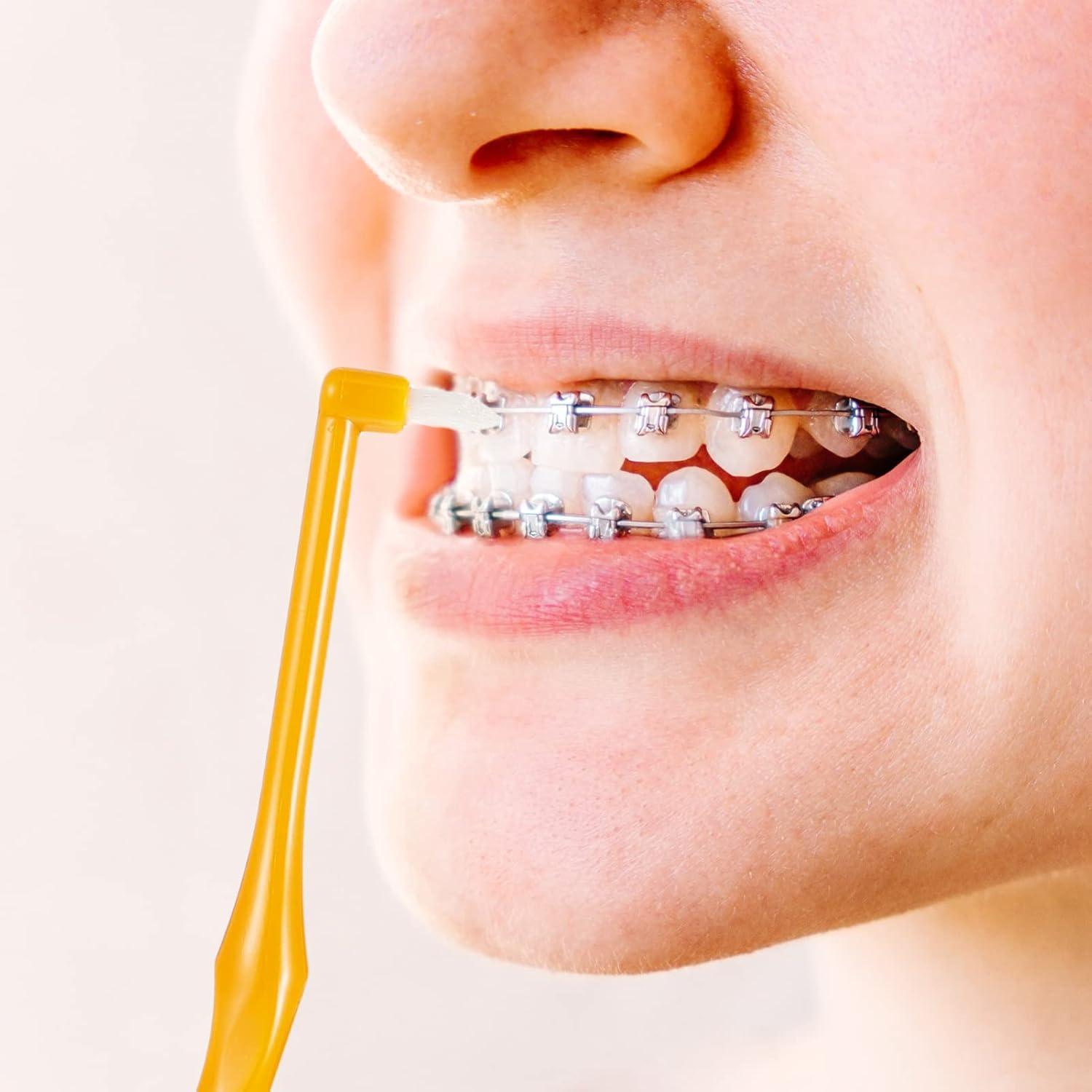 Tuft Zahnbürste 12 Stück Einbüschelbürste Weich Interdental