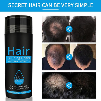 Haarpuder Männer Dunkelbraun Haarfaser Kaschieren Kahler Stellen Hair Building Fibers
