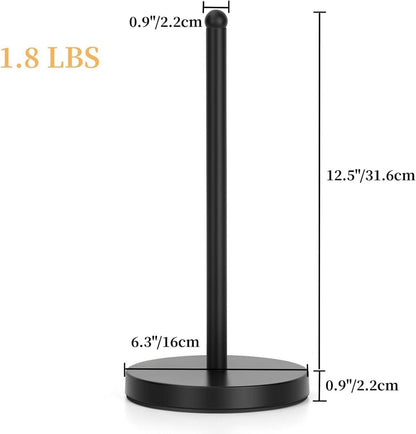 Papierhandtuchhalter Küchenrollenspender Metall Mattschwarz