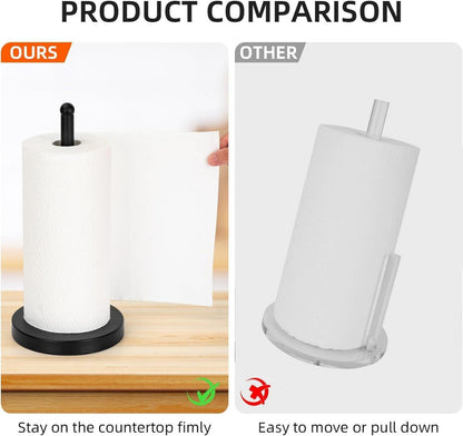 Papierhandtuchhalter Küche Bad Metall Mattschwarz Organizer