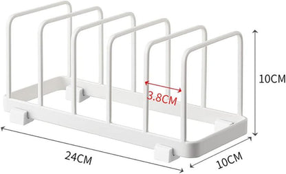 Vertikales Tellerständer Halter 6 Sprossen Geschirr Organizer