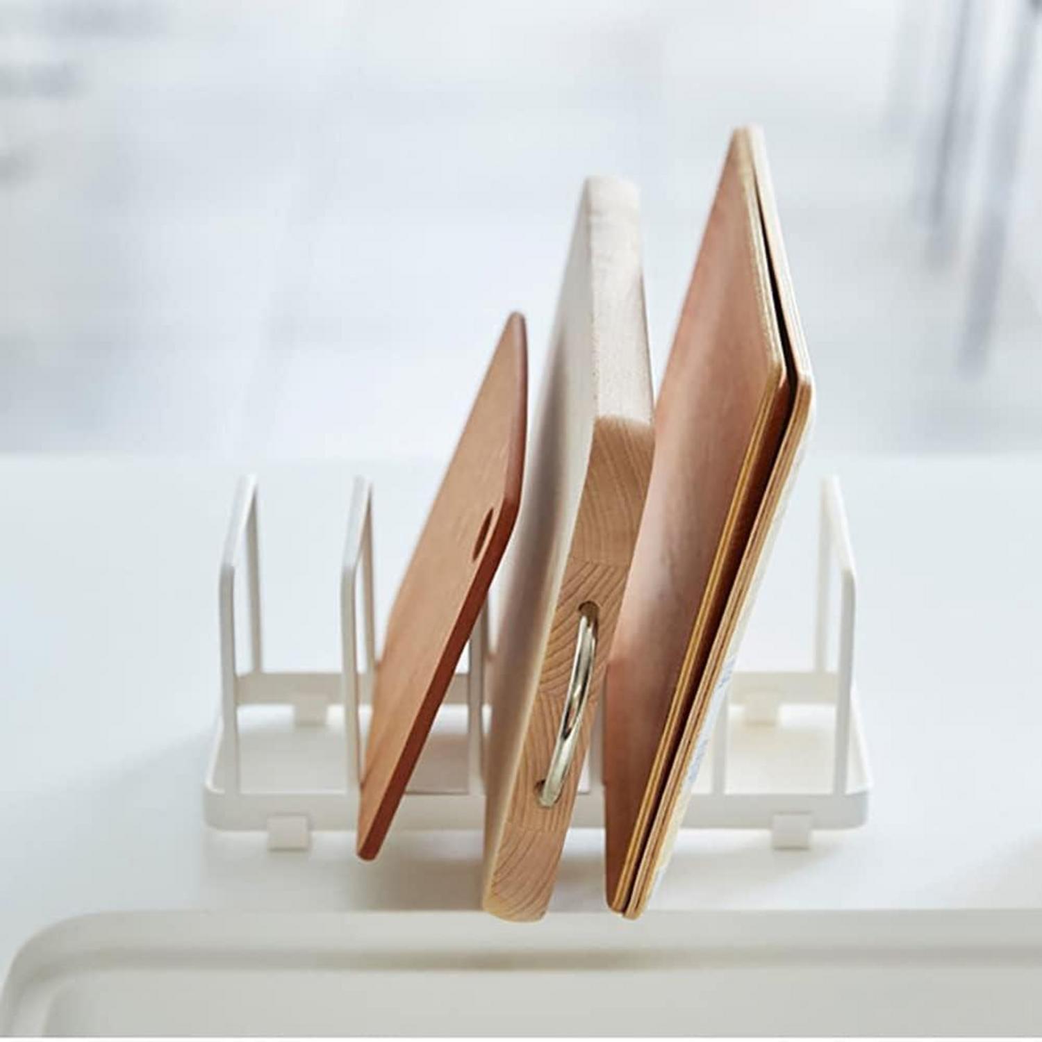 YunNasi Vertikaler Tellerhalter Abtropfgestell Geschirr Organizer