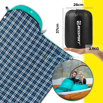 Bessport Schlafsack 3-4 Jahreszeiten -8°C - 20°C Camping WandernDockControl