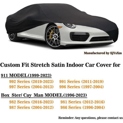 Stretch Satin Autoabdeckung Innenraum Porsche 911/718