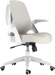 Ergonomischer Bürostuhl mit hochklappbaren