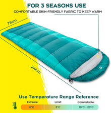 Bessport Schlafsack für Camping - Winter Schlafsack