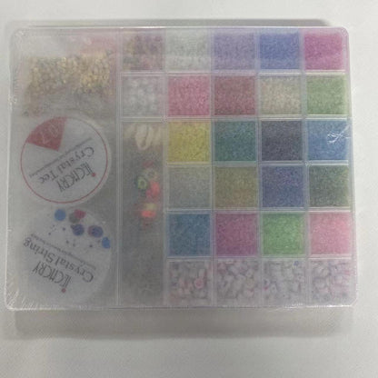 NORSHY Perlen Rocailles Armband-Set 9500 Stücke 3mm Glasperlen Kit