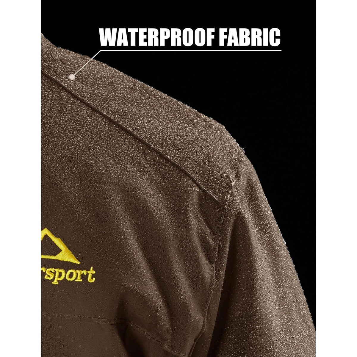 Herren Fleecejacke Winter Warm Gefüttert Skijacke Winddicht Wasserdicht