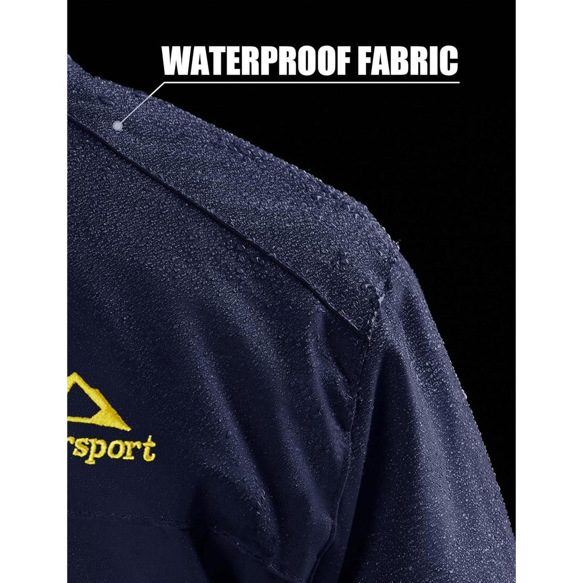 Herren Fleecejacke Winter Warm Gefüttert Skijacke Dunkelblau XL