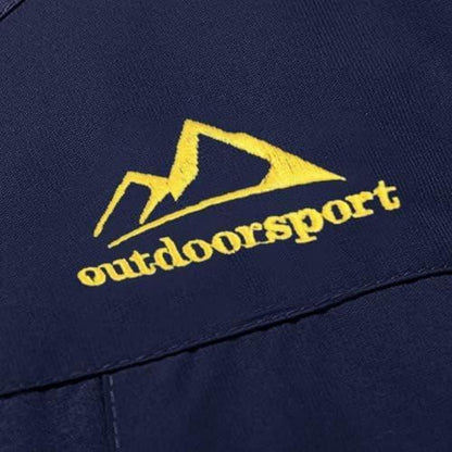 Herren Fleecejacke Winter Warm Gefüttert Skijacke Dunkelblau XL