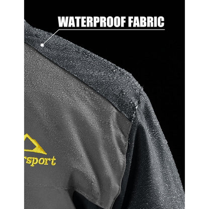 Herren Fleecejacke Winter Warm Gefüttert Winddicht Wasserdicht XXL