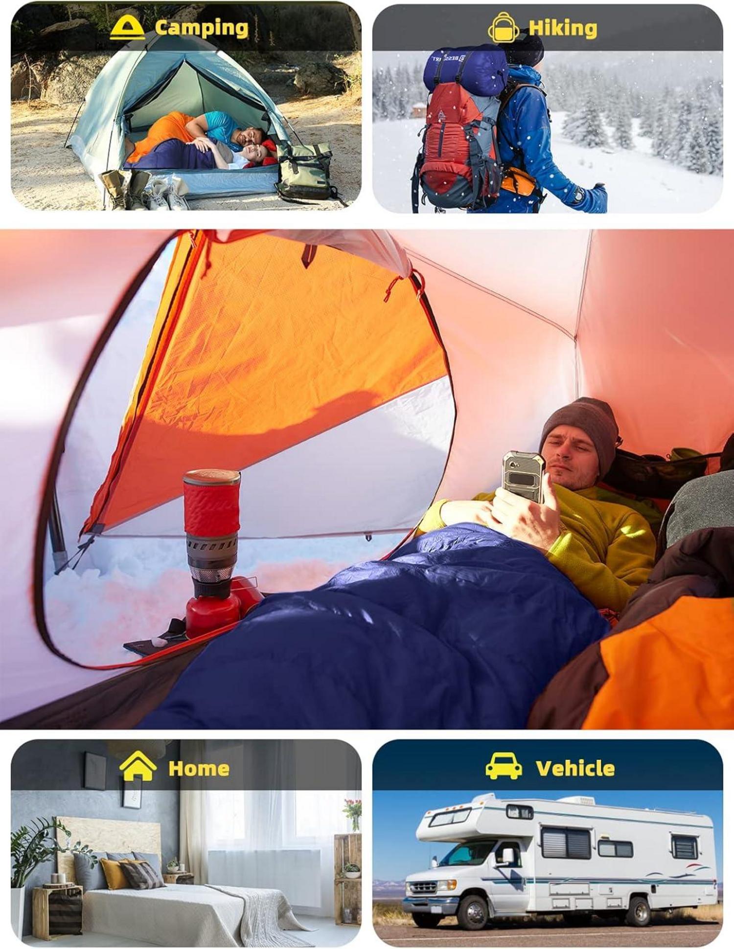 Schlafsack Mumienschlafsack -10 ℃ - 15 ℃ 4 Jahreszeiten