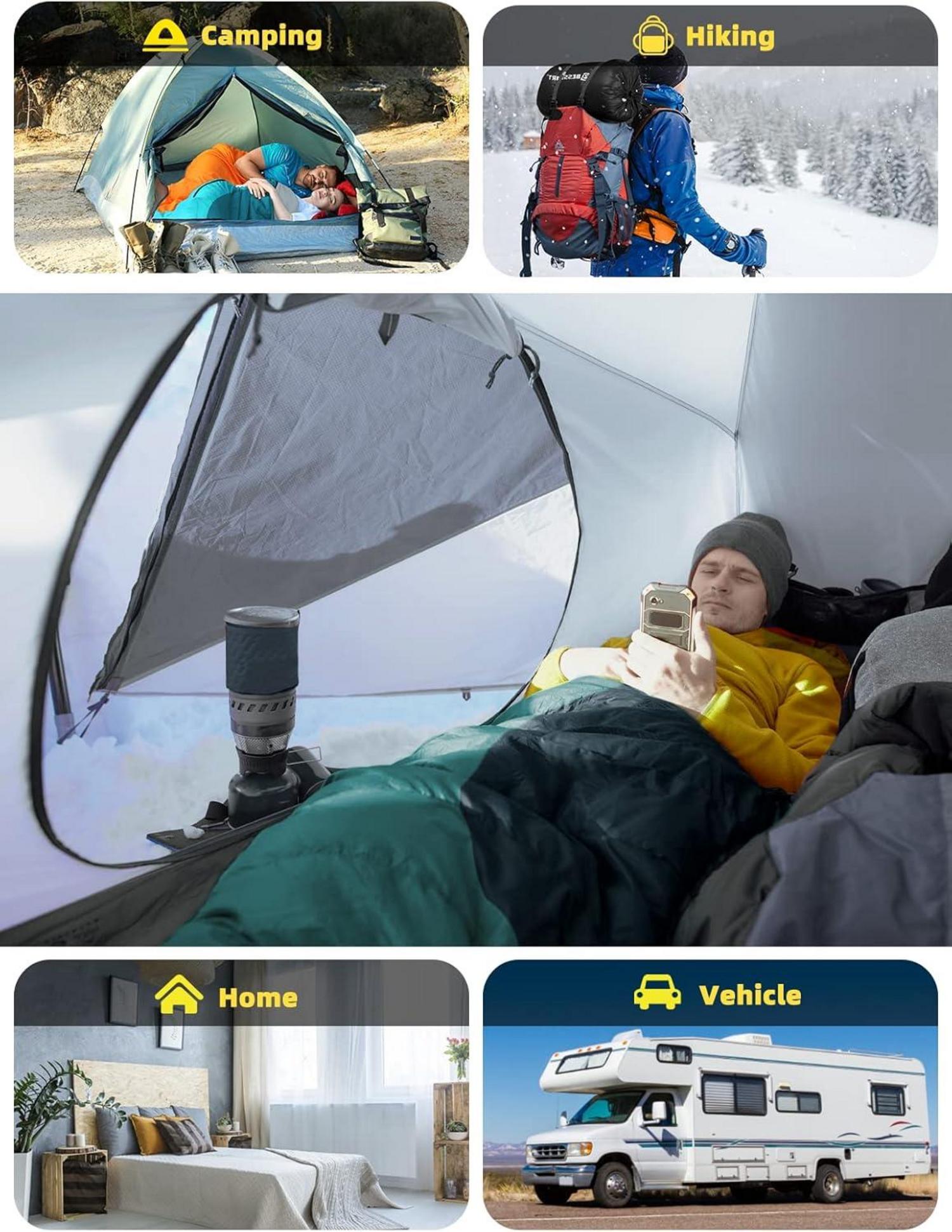 Schlafsack -10 ℃ - 15 ℃ 4 Jahreszeiten Winter Mumienschlafsack Outdoor