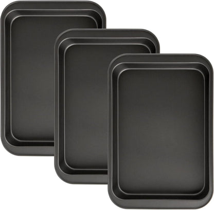 Rechteckige Backform Antihaft 3er-Pack 33x22,9cm BPA-frei