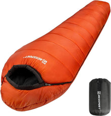 Mumienschlafsack -10 ℃ - 15 ℃ 4 Jahreszeiten Winter Wasserabweisend