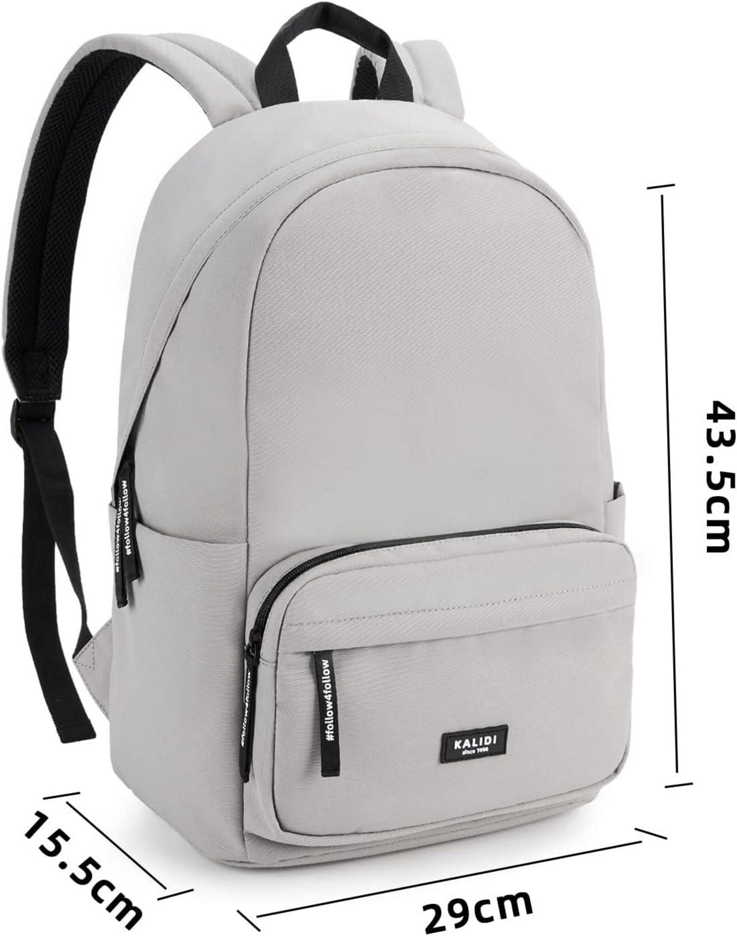 Wasserdichter Rucksack mit Laptopfach 25L, Daypack Grau
