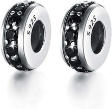 Spacer Stopper Bead Charm für Snake Chain Armbänder 925 Silber