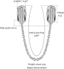 GW S925 Silber Gummi Spacer Stopper Bead Charm für Armbänder