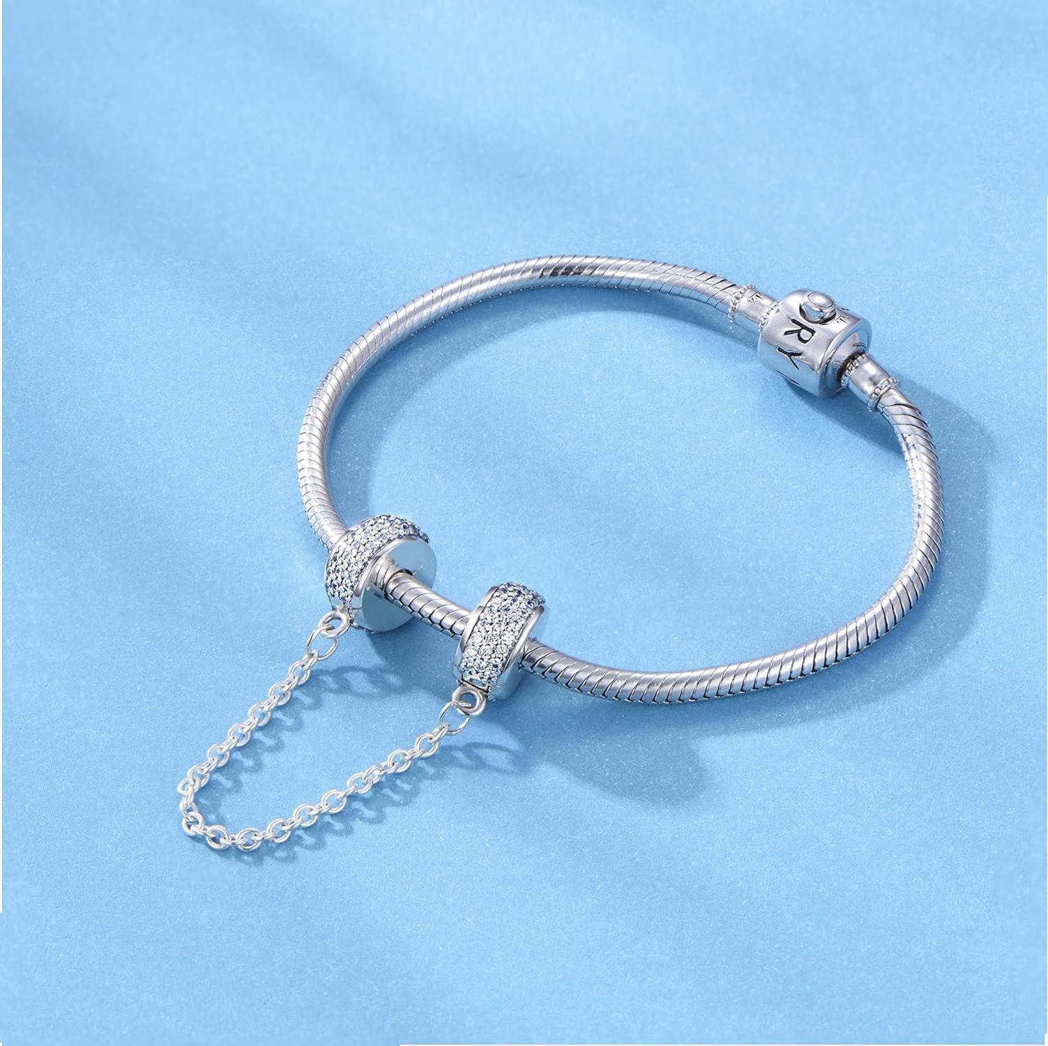 Hochwertiger GW S925 Silber Spacer Stopper Charm für europäische Armbänder
