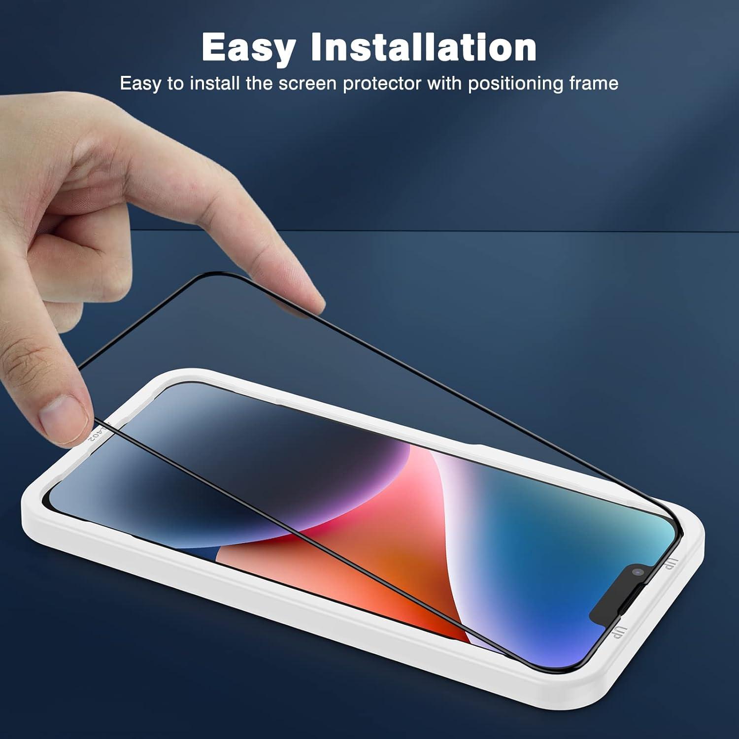 Panzer Schutzglas 3D für iPhone 14/13/13 Pro, 3er Set