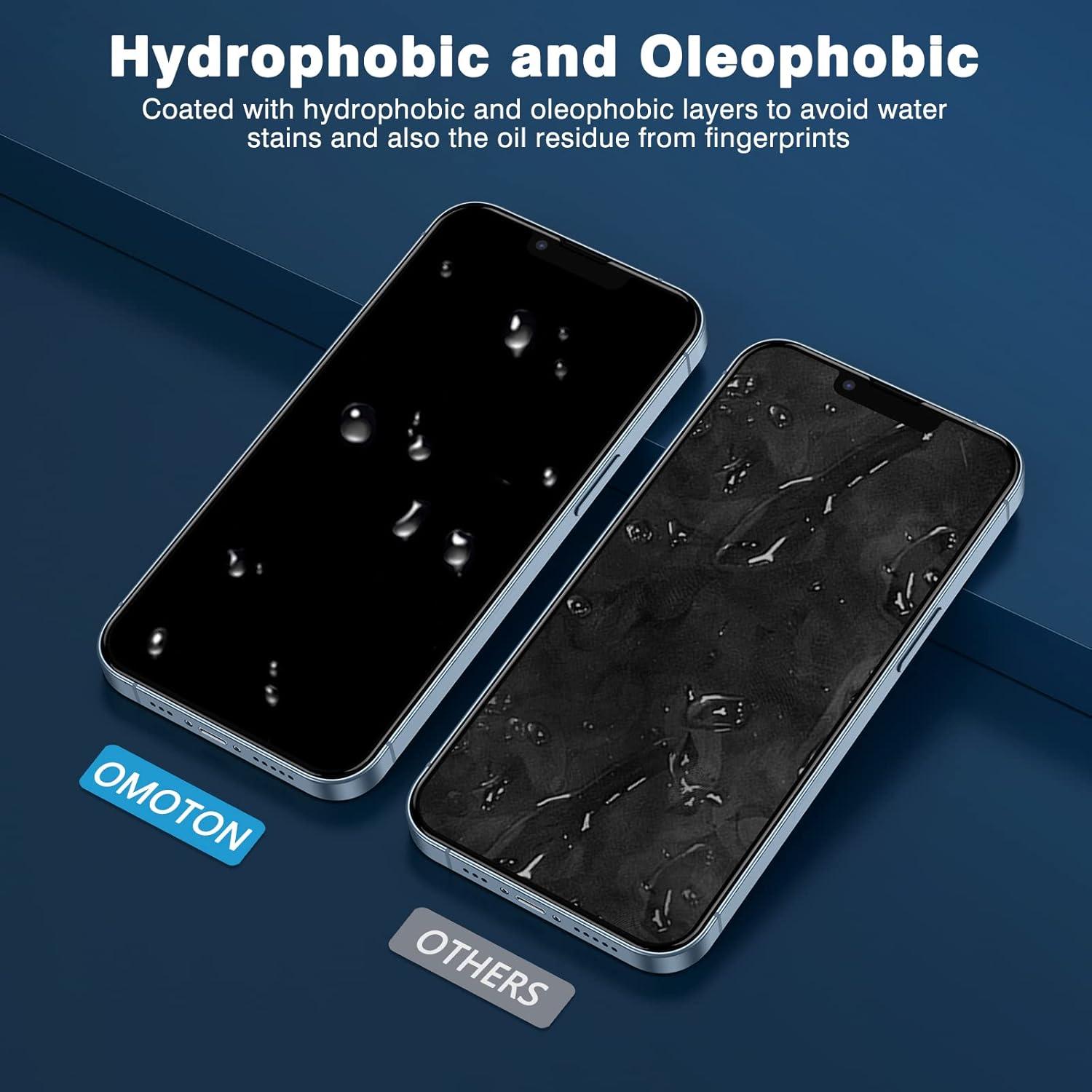iPhone 14 3D Panzer Schutz Glas mit Rahmen-Installationshilfe, 3 Stück