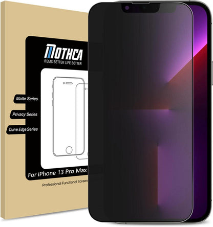 Sichtschutzfolie Matt Privacy Panzer Schutz Glas iPhone 14 Plus 13 Pro