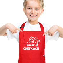 Kinderschürze lustig mit Taschen für Malen und Kochen