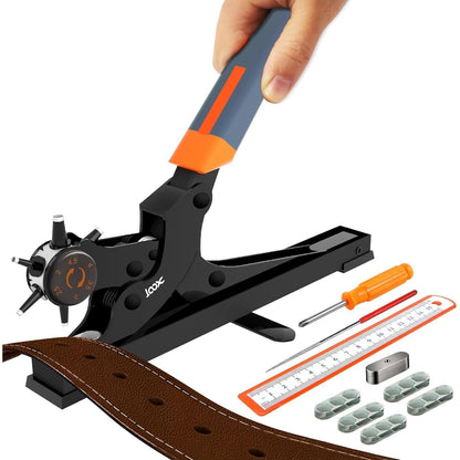 XOOL Lochzange für Leder & Stoff mit 6 Größen