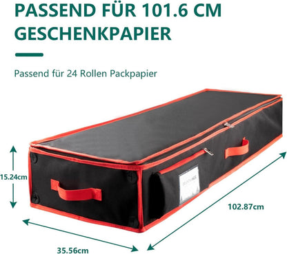 Geschenkpapier Aufbewahrungstasche Organizer Oxford-Gewebe Weihnachten
